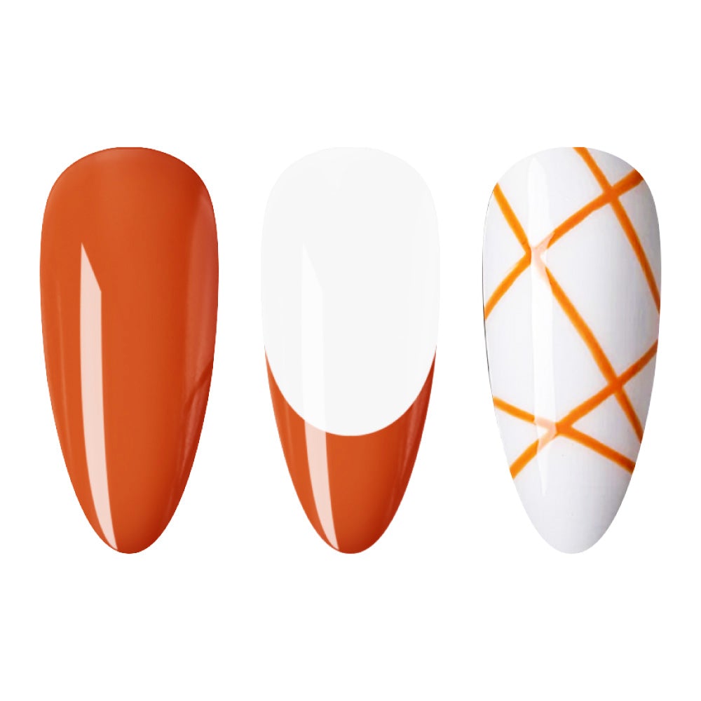 LDS Gel Polish Nail Art Liner - Orange 06 (ver 2) - DTK Nail Supply