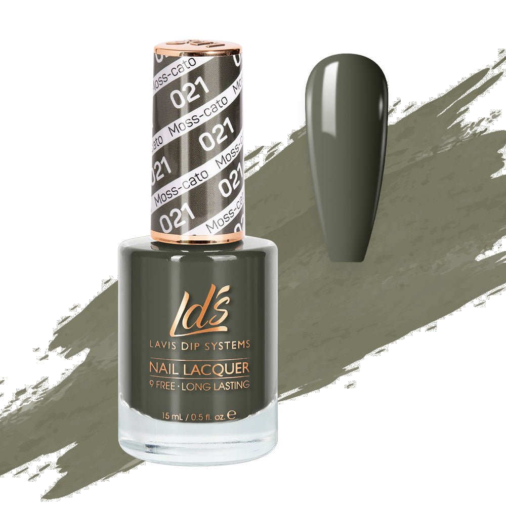 LDS Nail Lacquer - 021 Moss - Cato - DTK Nail Supply