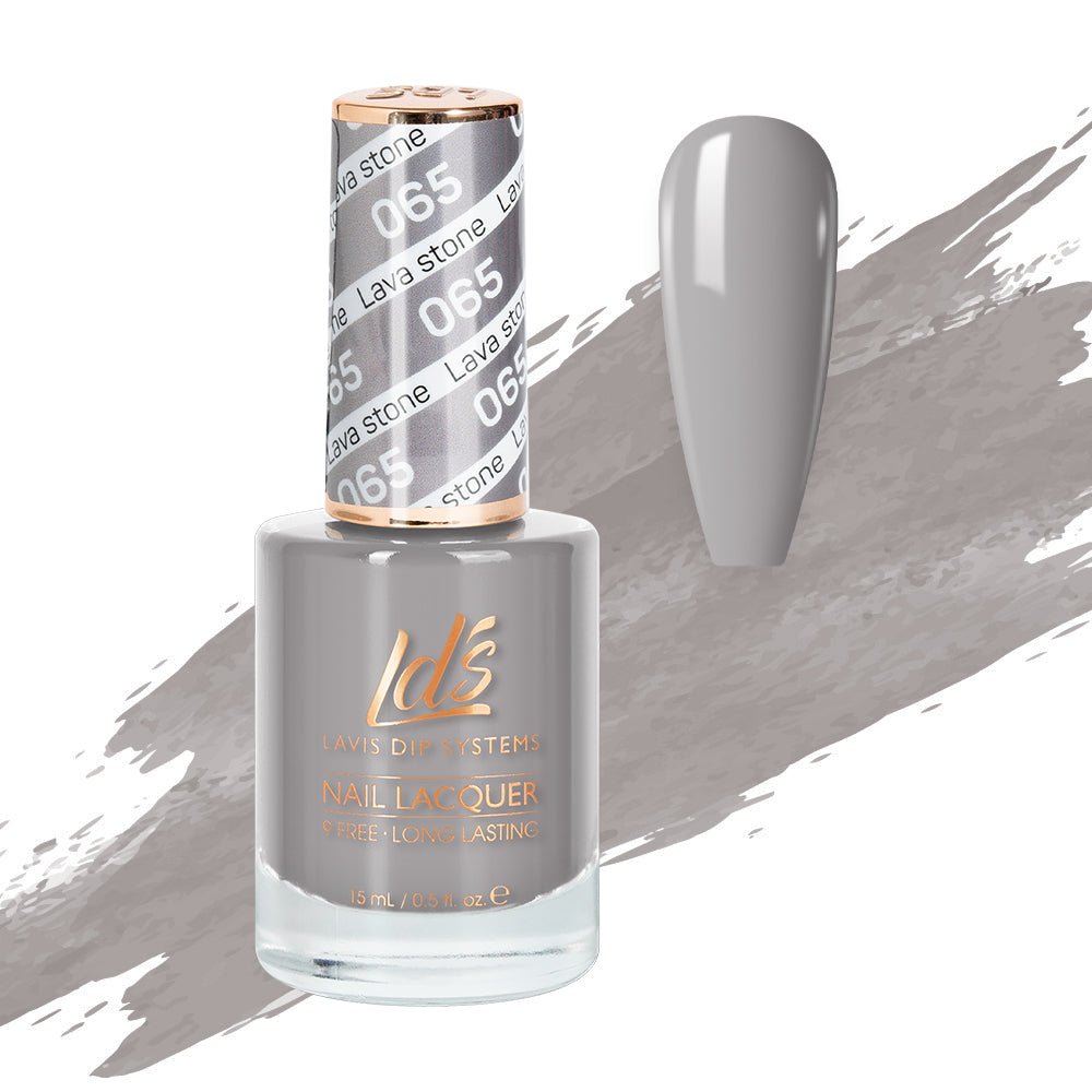 LDS Nail Lacquer - 065 Lava Stone - DTK Nail Supply