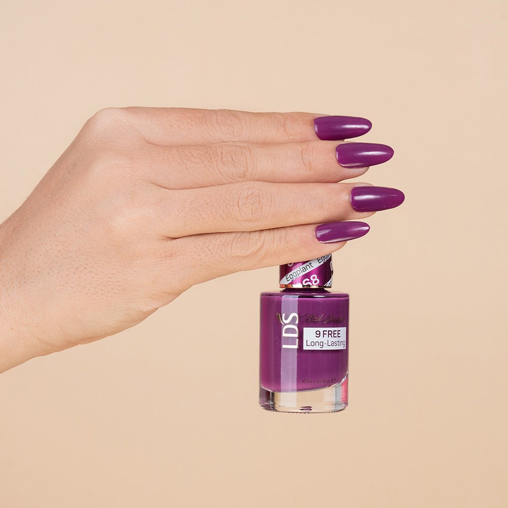 LDS Nail Lacquer - 068 Eggplant - DTK Nail Supply