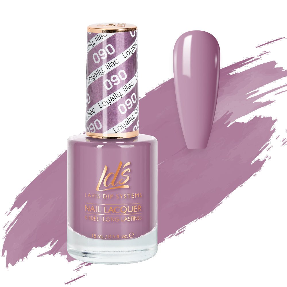LDS Nail Lacquer - 090 Loyally, Lilac - DTK Nail Supply