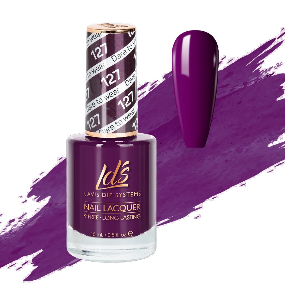 LDS Nail Lacquer - 127 Dare To Wear - DTK Nail Supply
