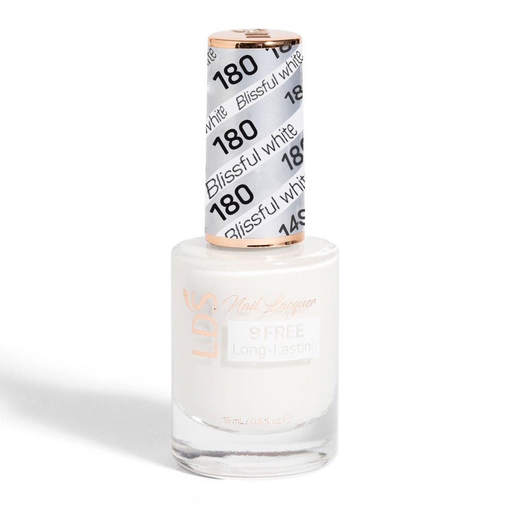 LDS Nail Lacquer - 180 Blissful White - DTK Nail Supply