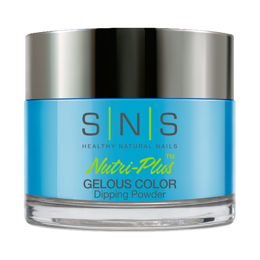 SNS Dipping Powder Nail - LG04 Blue Curacao - 1oz by SNS sold by DTK Nail Supply