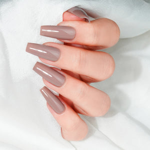 Lavis Gel Nail Polish Duo - 254 Taupe Colors - Cinnamon Toast by LAVIS NAILS sold by DTK Nail Supply
