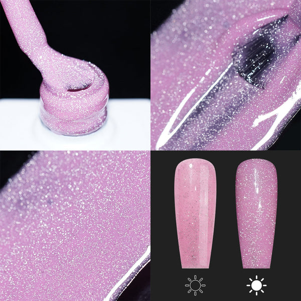 LAVIS Reflective R05 - 01 - Gel Polish 0.5 oz - Blossom Bass Reflective Collection by LAVIS NAILS sold by DTK Nail Supply
