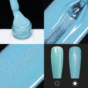 LAVIS Reflective R05 - 05 - Gel Polish 0.5 oz - Blossom Bass Reflective Collection by LAVIS NAILS sold by DTK Nail Supply