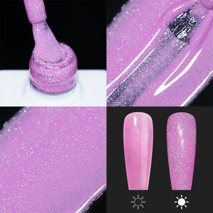 LAVIS Reflective R05 - 07 - Gel Polish 0.5 oz - Blossom Bass Reflective Collection by LAVIS NAILS sold by DTK Nail Supply