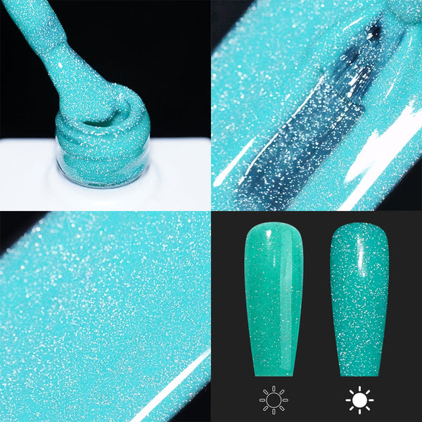 LAVIS Reflective R05 - 09 - Gel Polish 0.5 oz - Blossom Bass Reflective Collection by LAVIS NAILS sold by DTK Nail Supply
