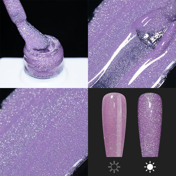 LAVIS Reflective R05 - 12 - Gel Polish 0.5 oz - Blossom Bass Reflective Collection by LAVIS NAILS sold by DTK Nail Supply