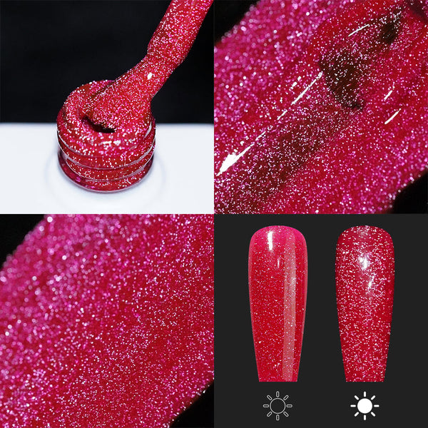LAVIS Reflective R05 - 35 - Gel Polish 0.5 oz - Glow With The Flow Reflective Collection by LAVIS NAILS sold by DTK Nail Supply