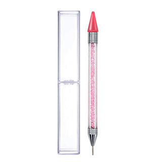  Rhinestone Dual-ended Wax Dotting Pen - Pink by OTHER sold by DTK Nail Supply