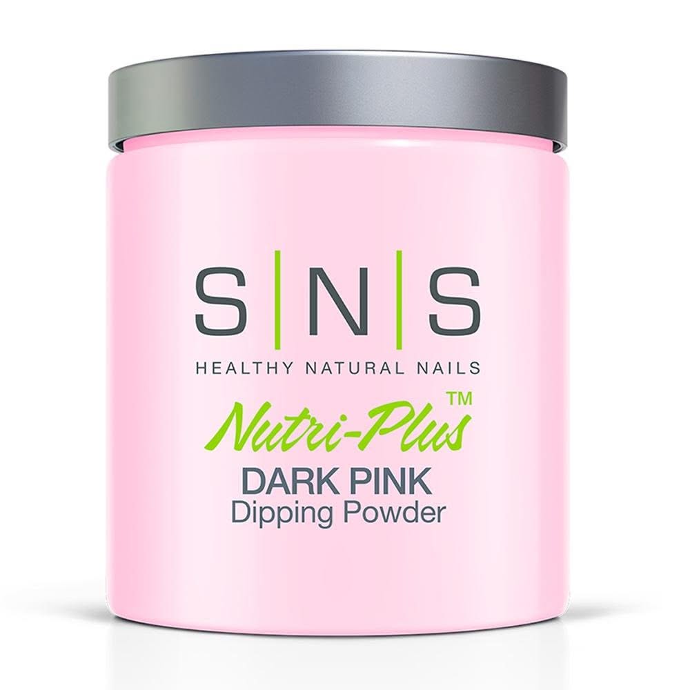 SNS Dark Pink Dipping Powder Pink & White - 16 oz - DTK Nail Supply
