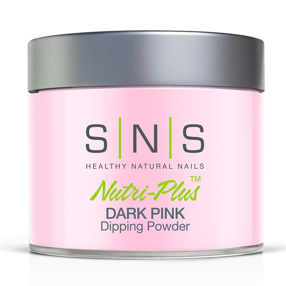 SNS Dark Pink Dipping Powder Pink & White - 4 oz - DTK Nail Supply