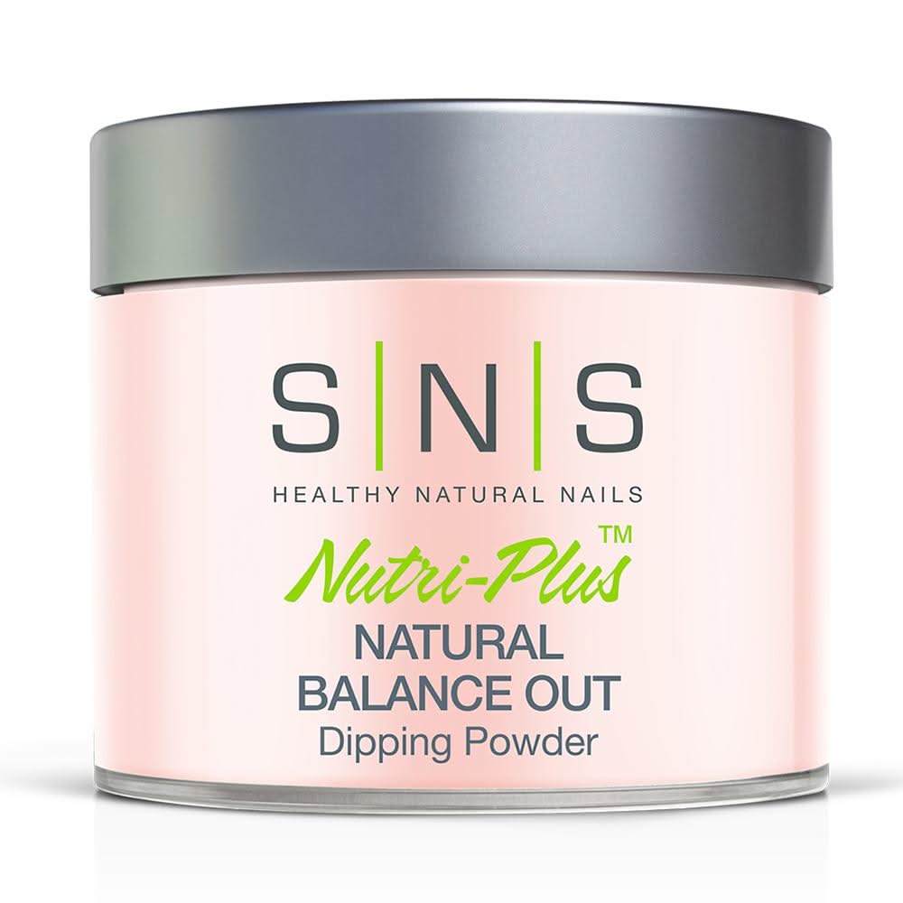 SNS Natural Balance Out Dipping Powder Pink & White - 4 oz - DTK Nail Supply
