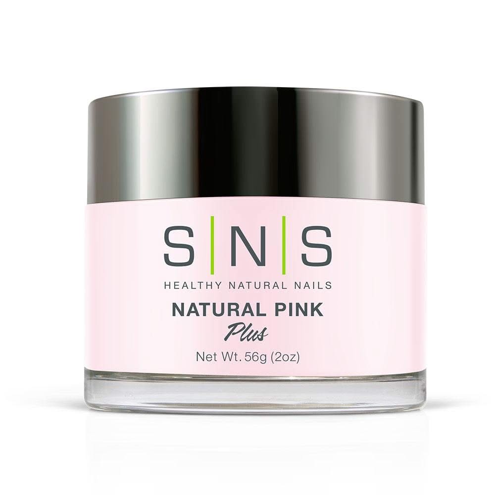 SNS Natural Pink Dipping Powder Pink & White - 2 oz - DTK Nail Supply