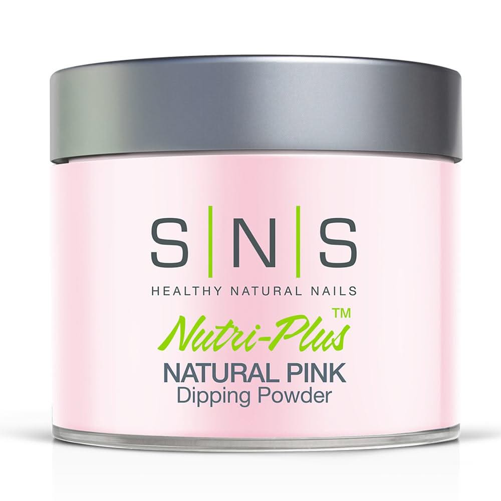 SNS Natural Pink Dipping Powder Pink & White - 4 oz - DTK Nail Supply