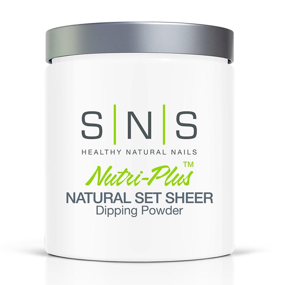 SNS Natural Set Sheer Dipping Powder Pink & White - 16 oz - DTK Nail Supply