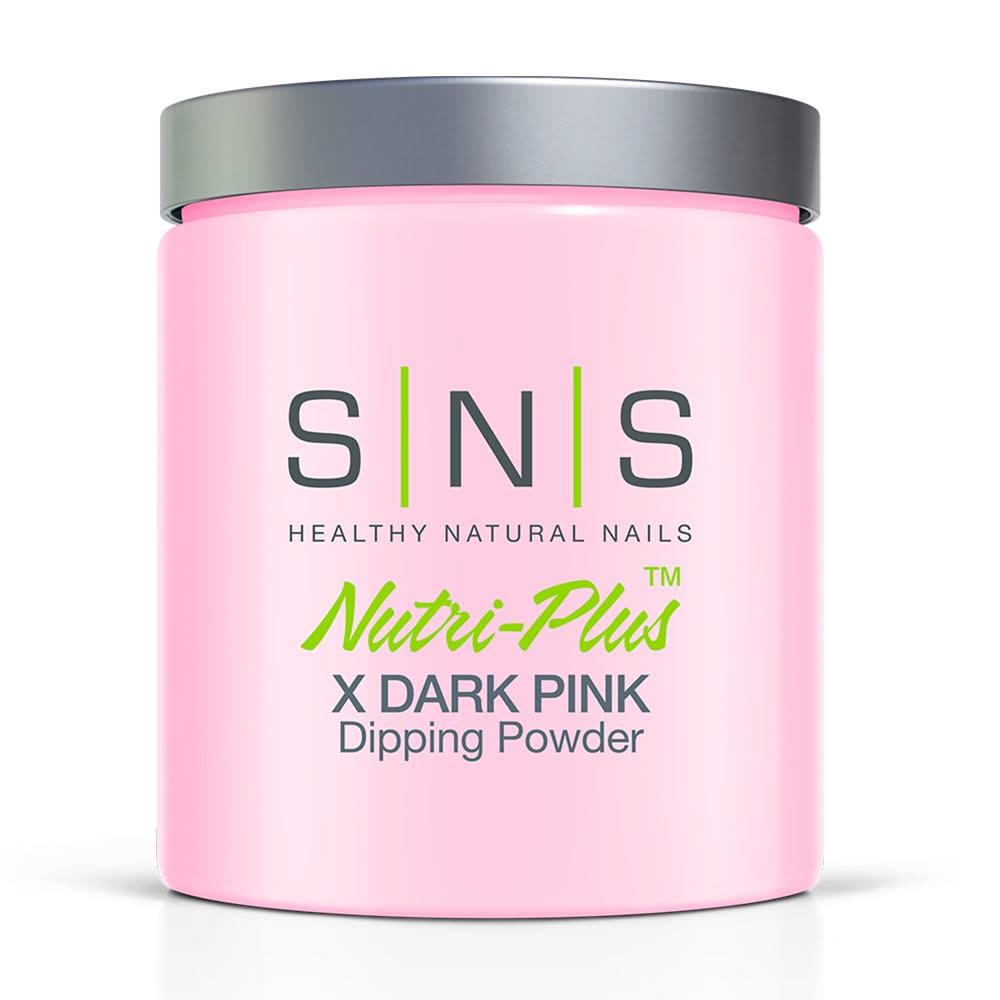 SNS X Dark Pink Dipping Powder Pink & White - 16 oz - DTK Nail Supply