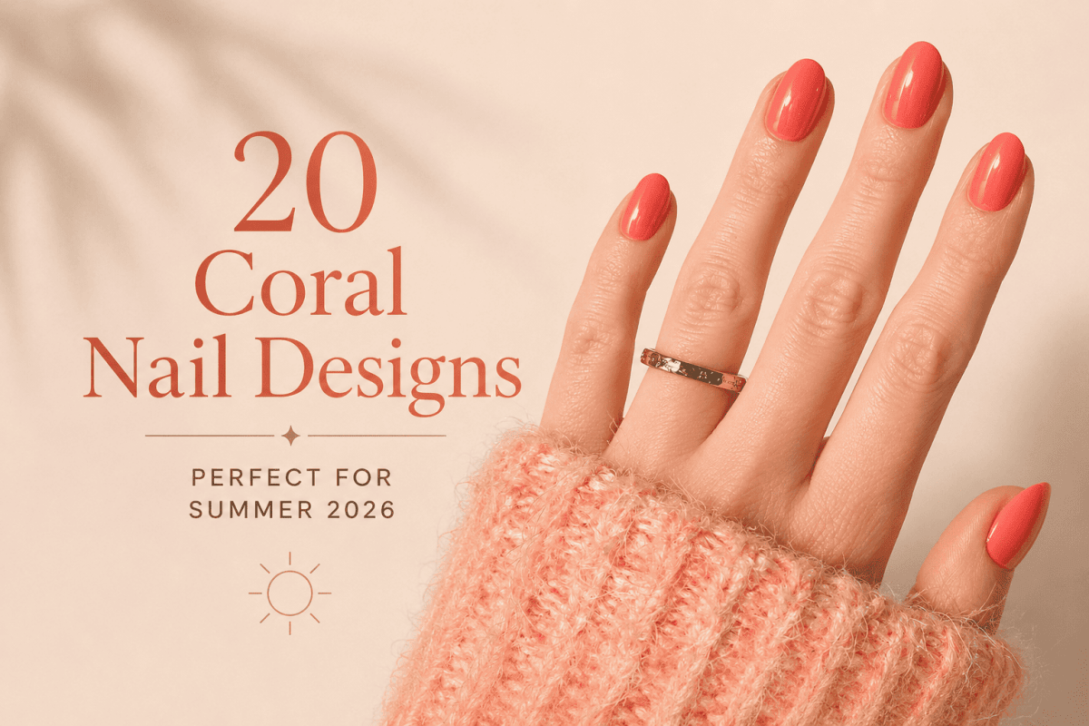 20 Coral Nail Designs Perfect for Summer 2026 - DTK Nail Supply