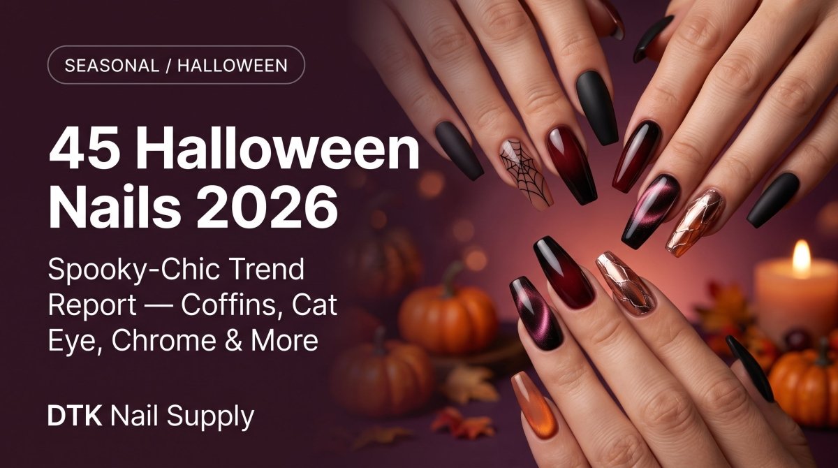 45 Halloween Nails 2026: Spooky-Chic Trend Report - DTK Nail Supply