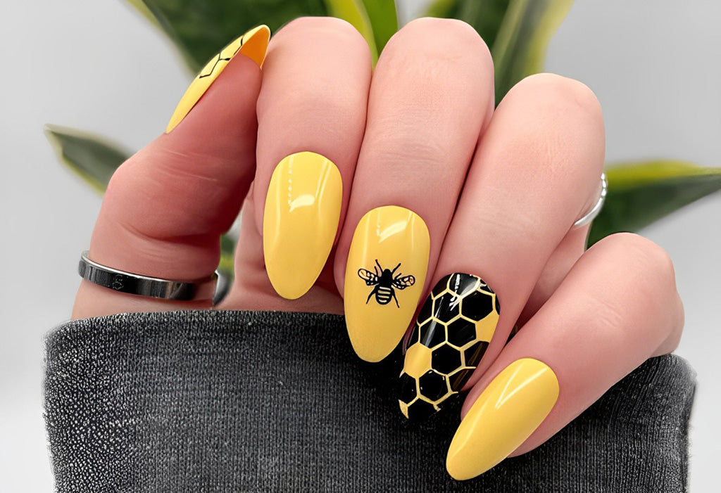 Beautiful Bee Nail Designs to Make Your Look as Sweet as Honey