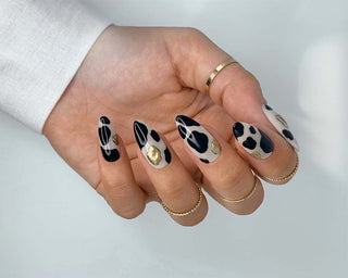 Best Cute Cow Print Nail Ideas