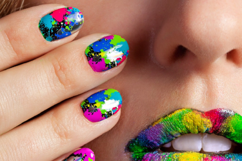 Best Splatter Nail Designs and Ideas