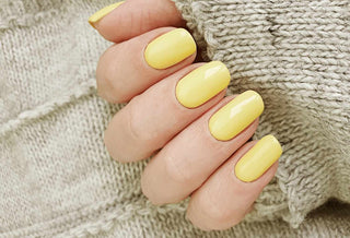 Butter Yellow Nails