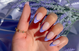 Coolest Ways to Wear Purple French Tip Nails