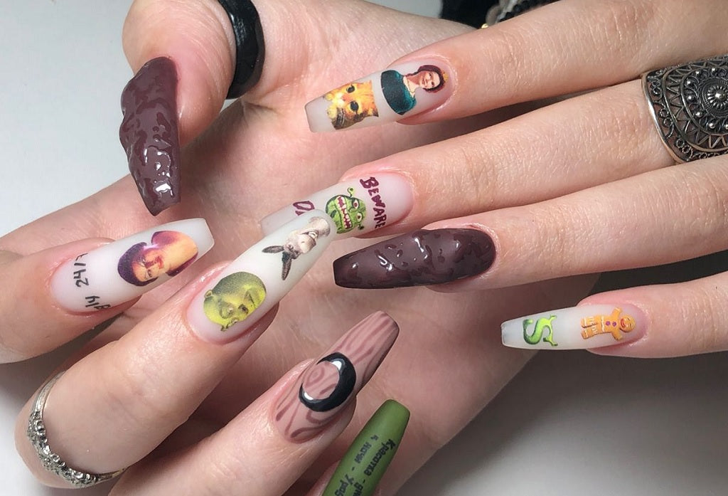 Shrek Nails