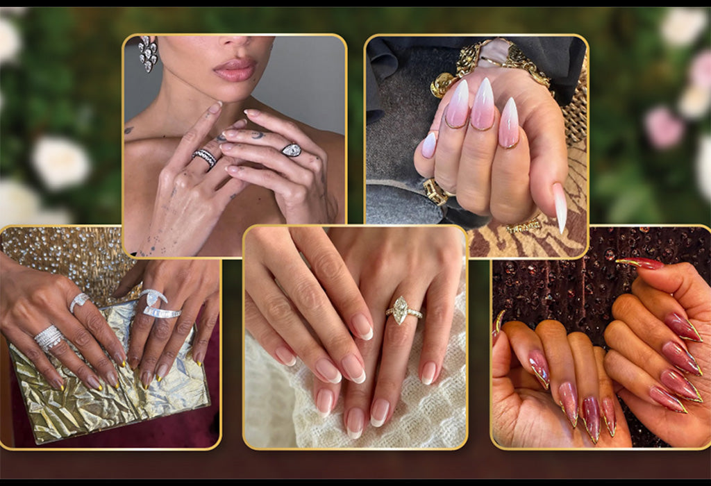 Understated to Outstanding: Tantalizing Golden Globes 2025 Nail Moments