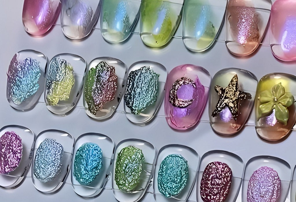 Vibrant Marble Ink for Magical Watercolor Nail Effects