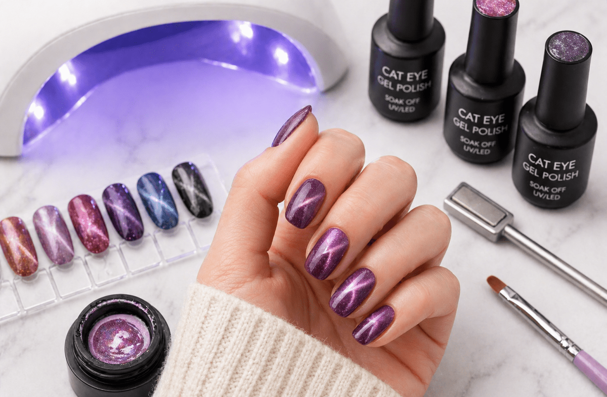Cat Eye Gel Polish for Beginners: Complete Starter Guide - DTK Nail Supply