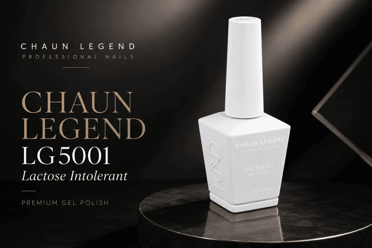 Chaun Legend LG5001 Lactose Intolerant: The Sheer Milky White That Gives You Three Looks in One Bottle - DTK Nail Supply