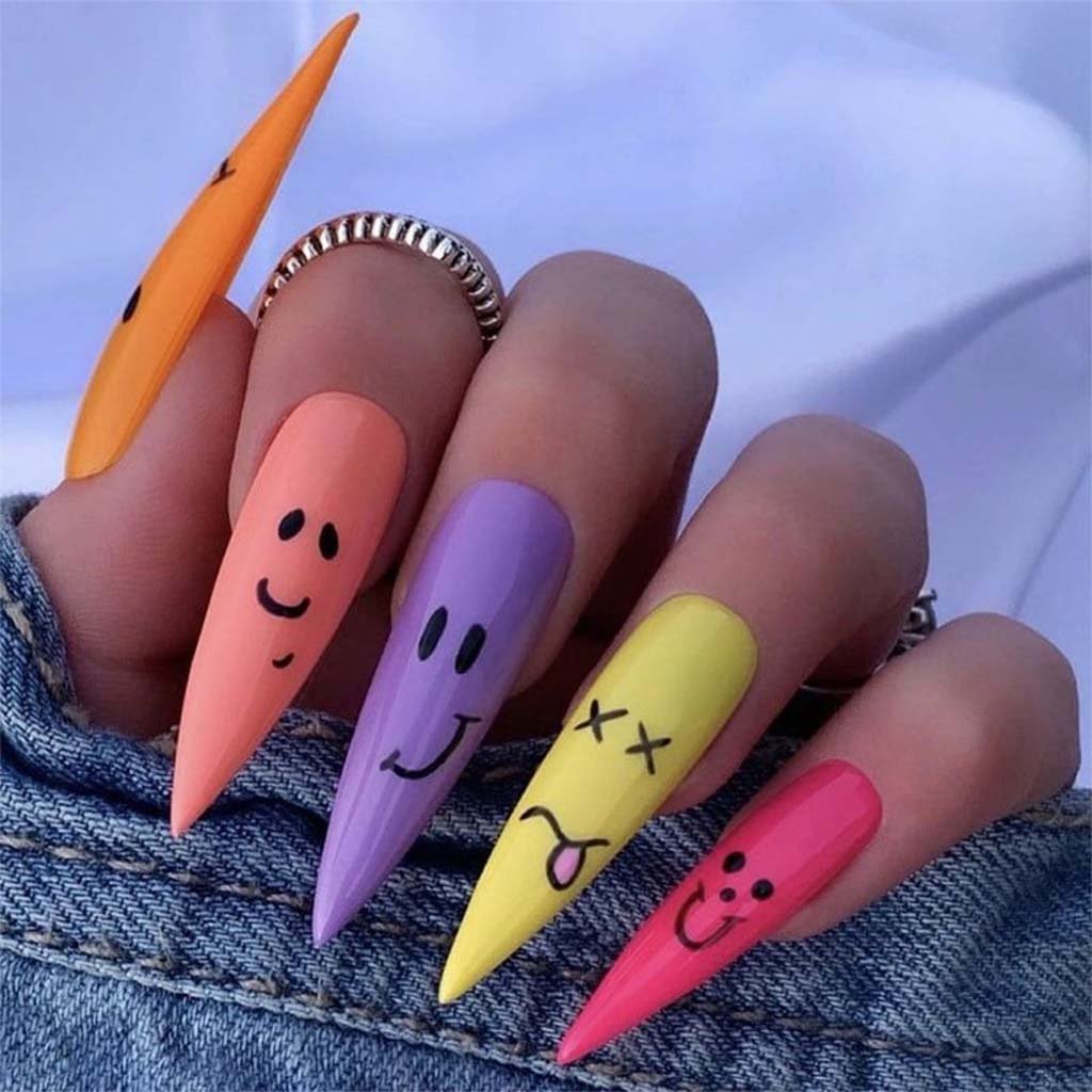 Cute and Easy Emoji Nail Designs for Summer 2025 - DTK Nail Supply