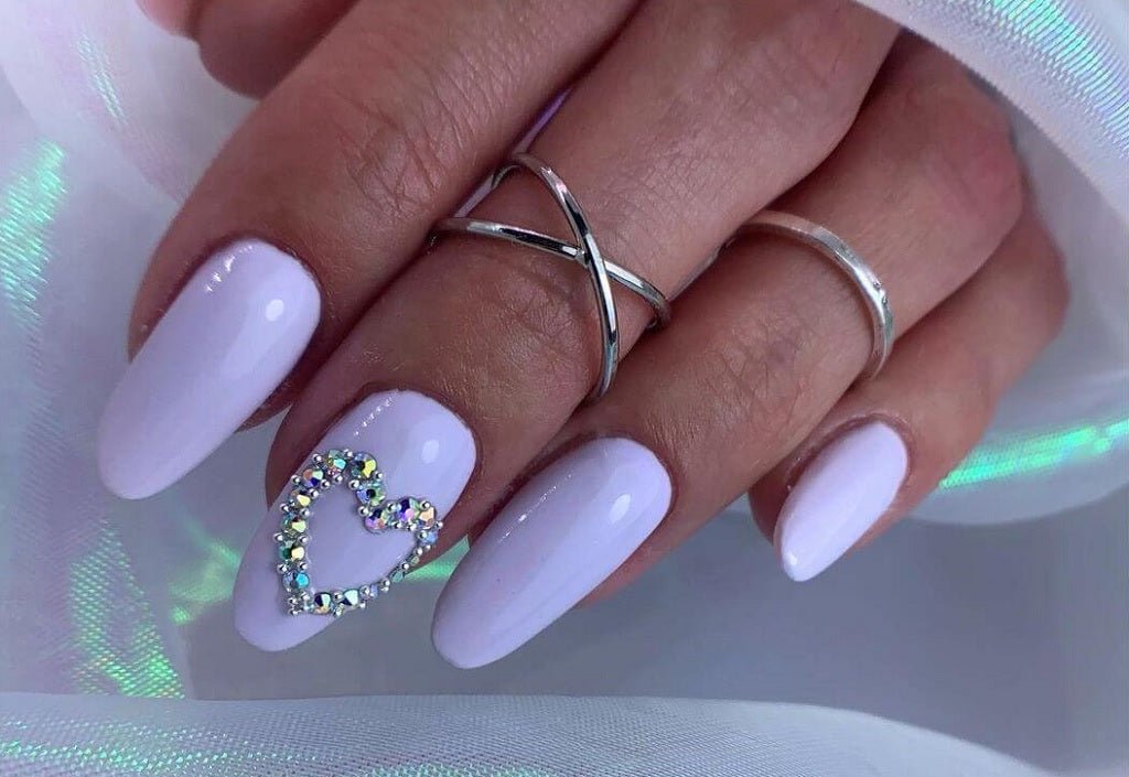 Diamond Heart Nail Designs That Radiate Irresistibly Powerful Allure - DTK Nail Supply