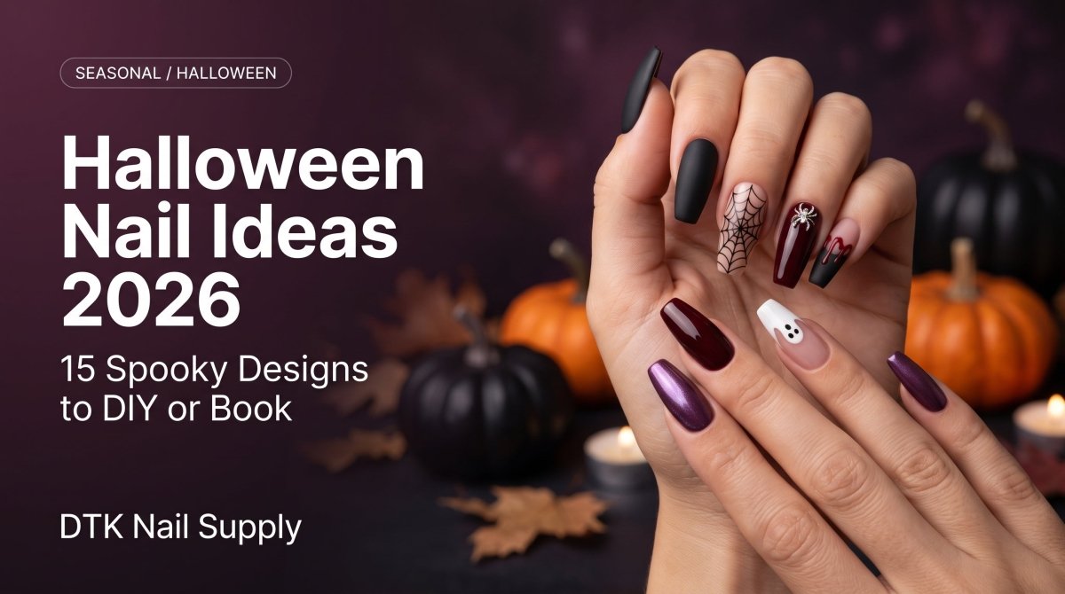 Halloween Nail Ideas 2026: 15 Spooky Designs (HEMA-Free) - DTK Nail Supply
