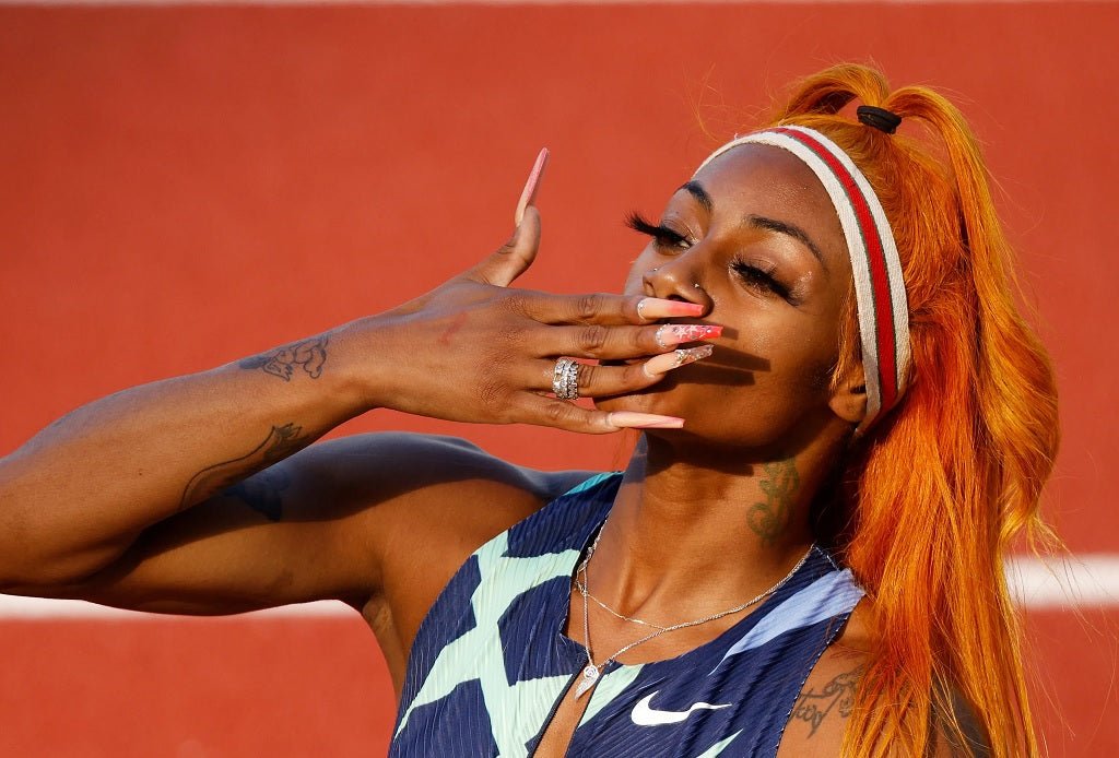 High-Velocity Fashion: Feel the Thrill of Victory with Sha'carri Richardson Nails - DTK Nail Supply