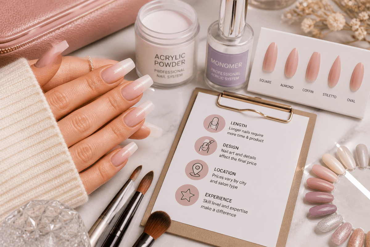 How Much Do Acrylic Nails Cost? The Full US Price Breakdown for 2026 - DTK Nail Supply