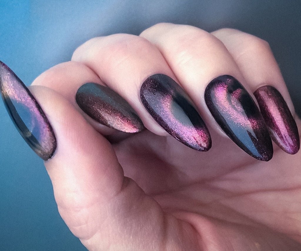How to Do Cat Eye Nails: Step-by-Sep Tutorial - DTK Nail Supply
