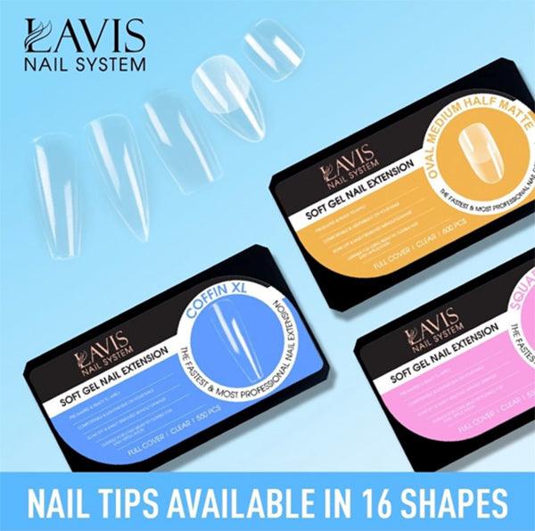 Lavis Nail System Soft Gel Nail Extension - The Best Solution for Girls Who Want Long Nails - DTK Nail Supply