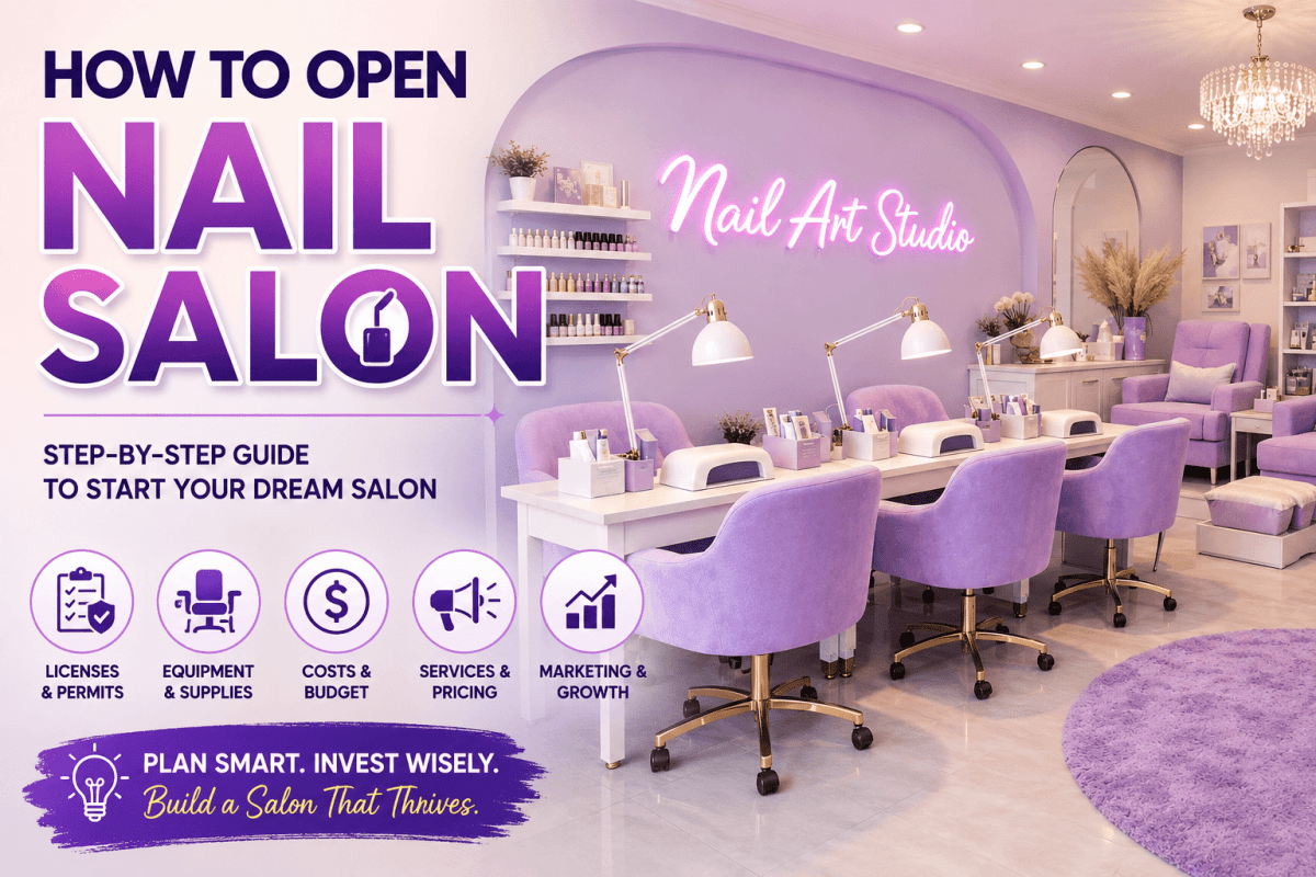 Nail Salon Startup Guide: Costs, Supplies & Setup for 2026 - DTK Nail Supply