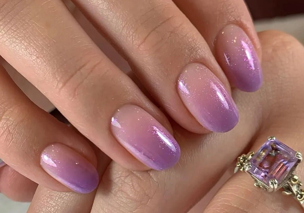 No-Fuss Purple Ombre Nails, Nailed It like Magic! - DTK Nail Supply