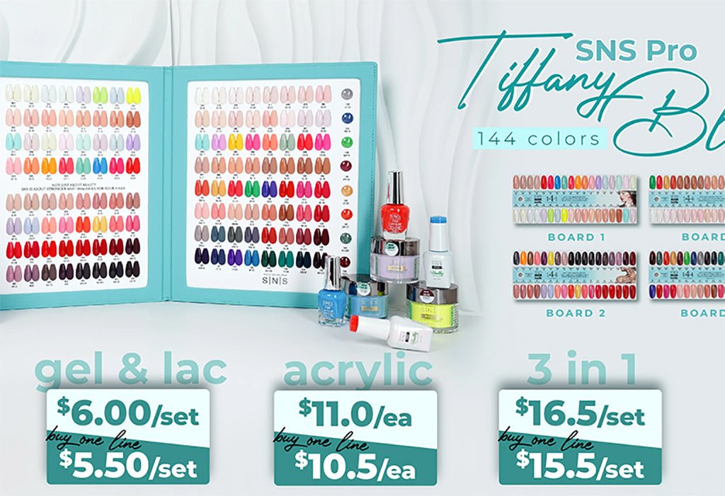 Powerful Color, Stunning Style: SNS Pro Tiffany Blue Collection - DTK Nail Supply