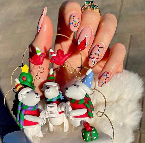 The Astonishing Christmas Nail Designs for Ladies in 2025 - DTK Nail Supply