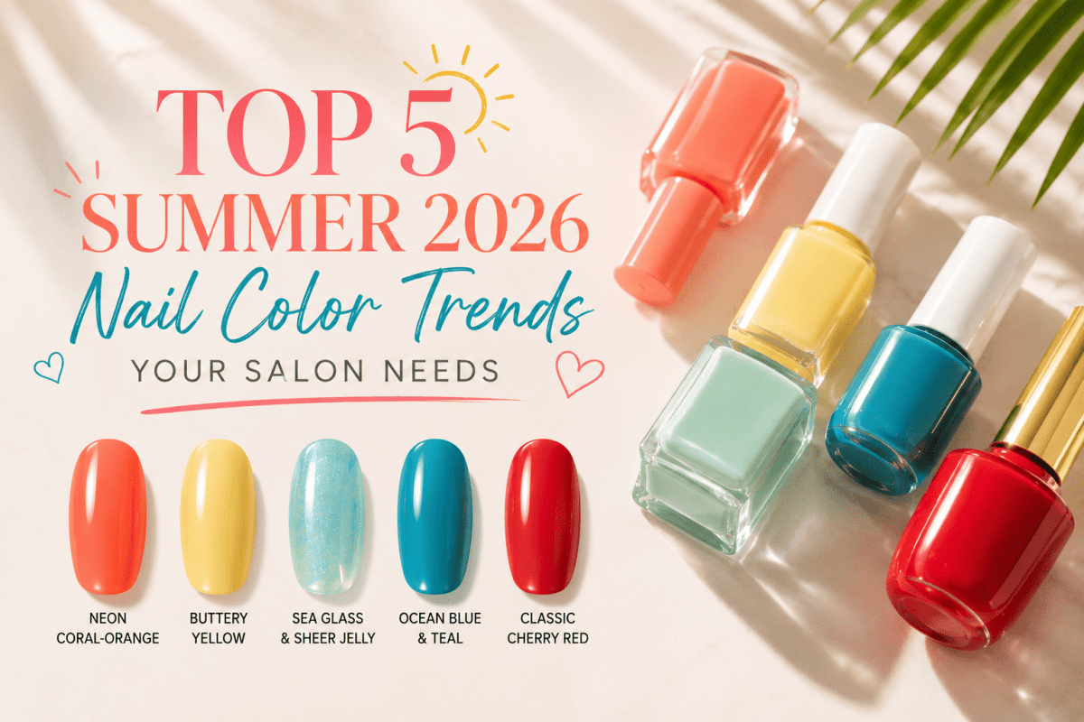 Top 5 Summer 2026 Nail Color Trends Your Salon Needs - DTK Nail Supply