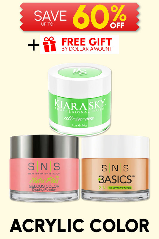 COLOR ACRYLIC & DIPPING POWDER - CLEARANCE