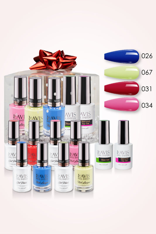 4 GEL & LACQUER + BASE TOP
