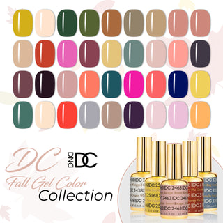 DND DC GEL NAIL POLISH FALL COLORS